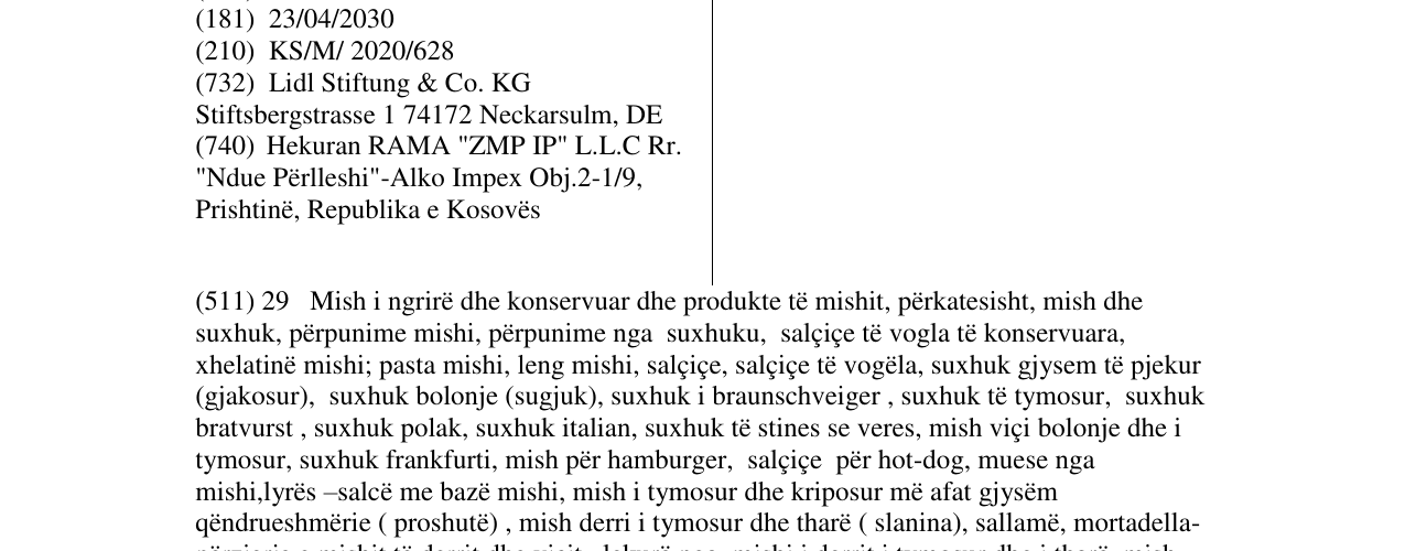 Zëri i markës Glenfell në buletin