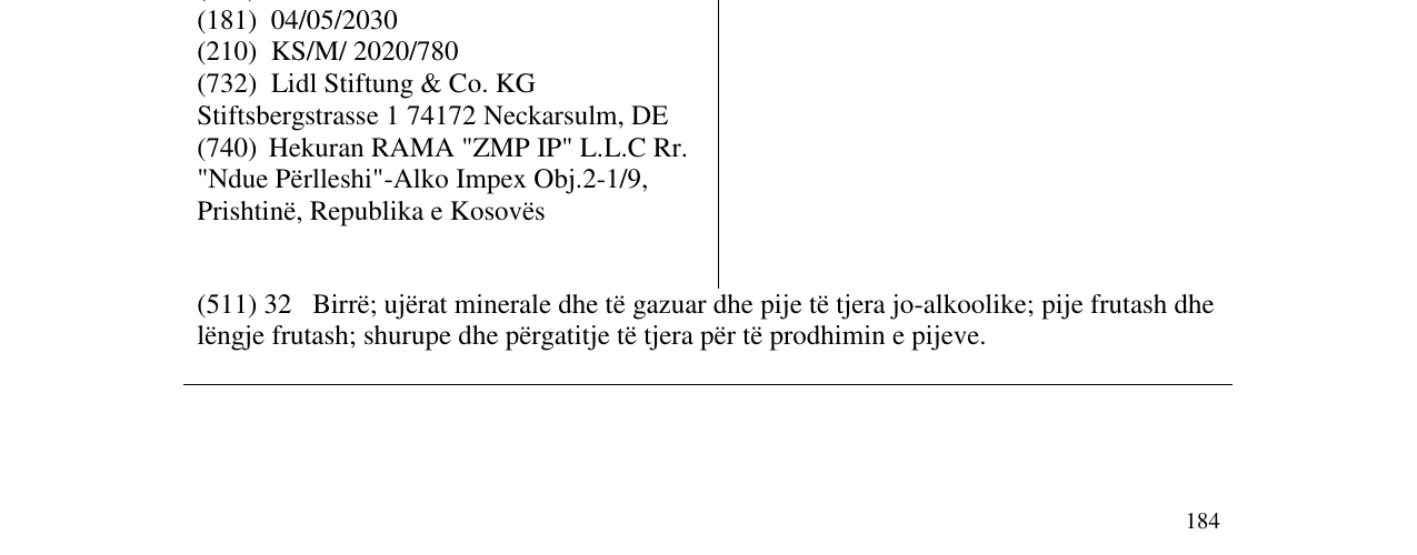 Zëri i markës SITI në buletin