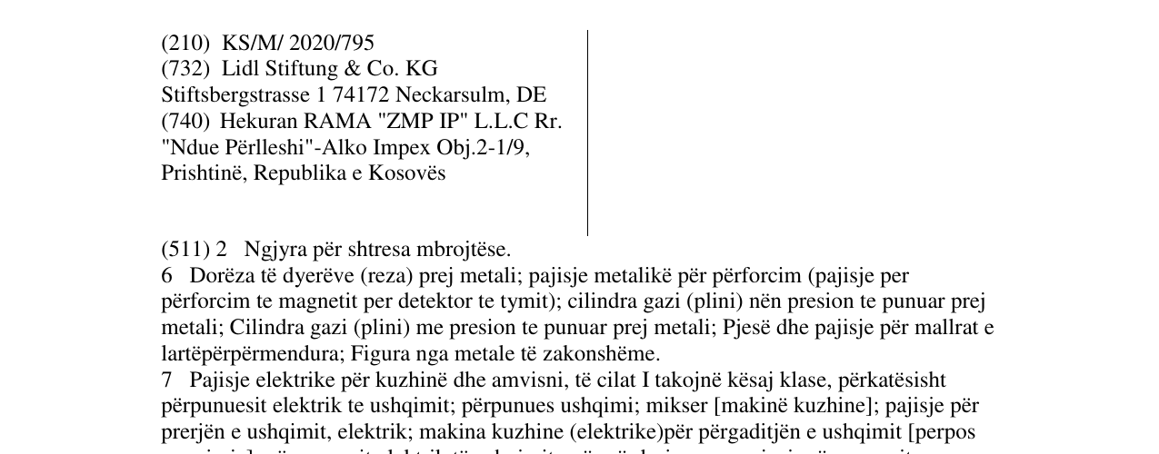Zëri i markës Silvercrest në buletin
