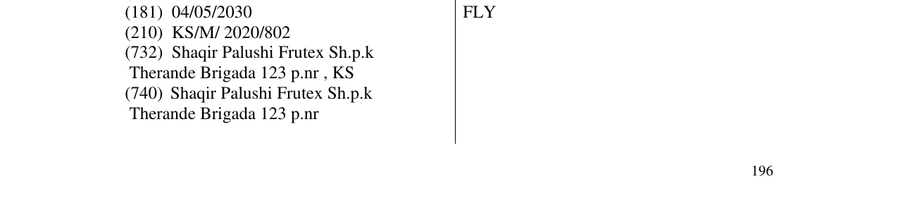 Zëri i markës ONLY EAGLES FLY në buletin