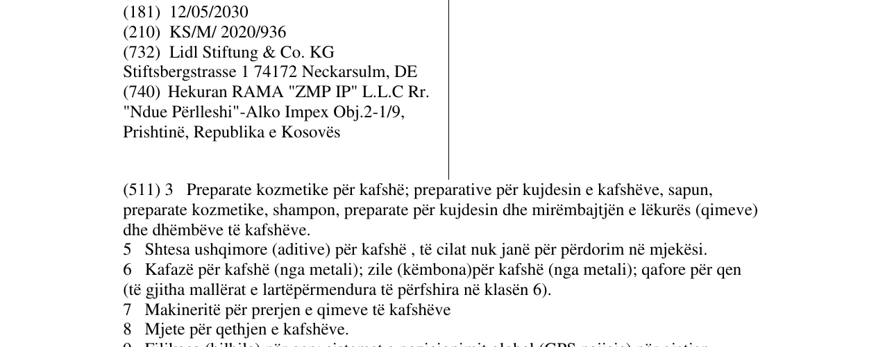 Zëri i markës Zoofari në buletin