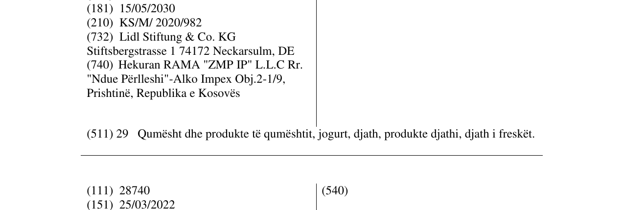 Zëri i markës proViact në buletin