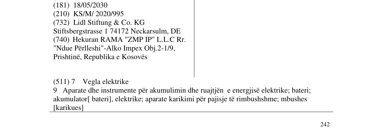 Zëri i markës PARKSIDE X 40V TEAM në buletin