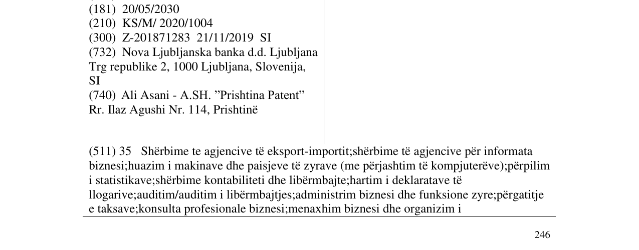 Zëri i markës NLB Lease&Go në buletin