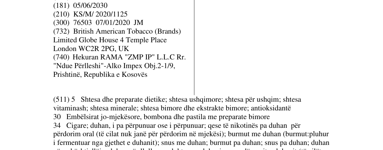 Zëri i markës SPACES në buletin
