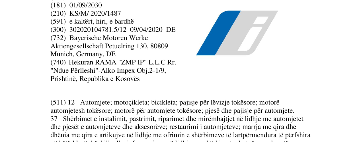 Zëri i markës i logo në buletin