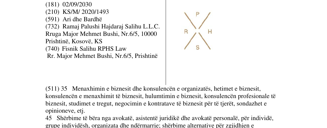 Zëri i markës RPHS në buletin