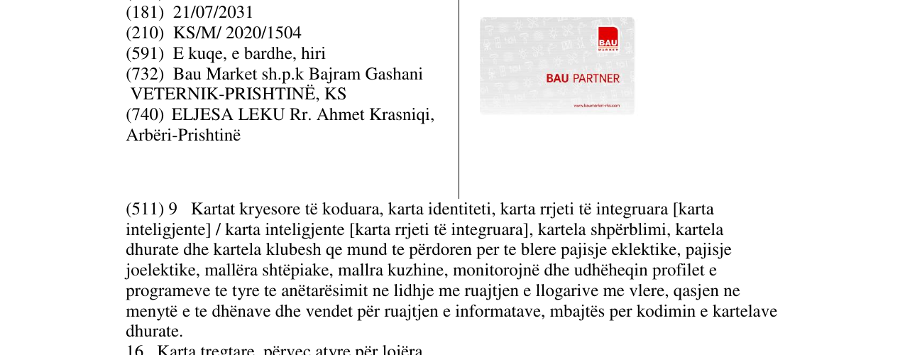 Zëri i markës BAU PARTNER në buletin