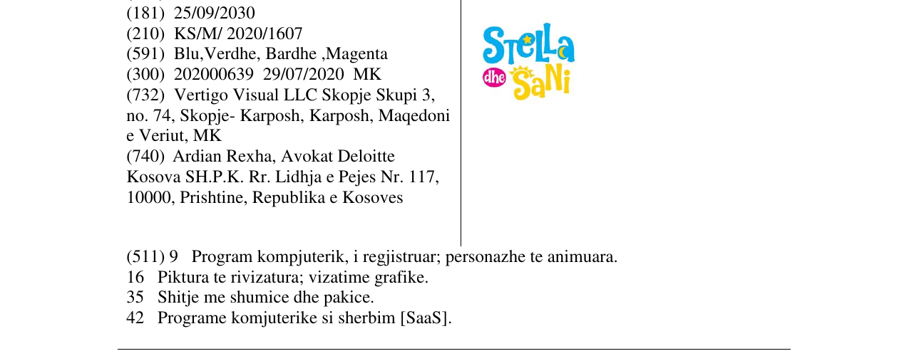 Zëri i markës Stella dhe Sani në buletin