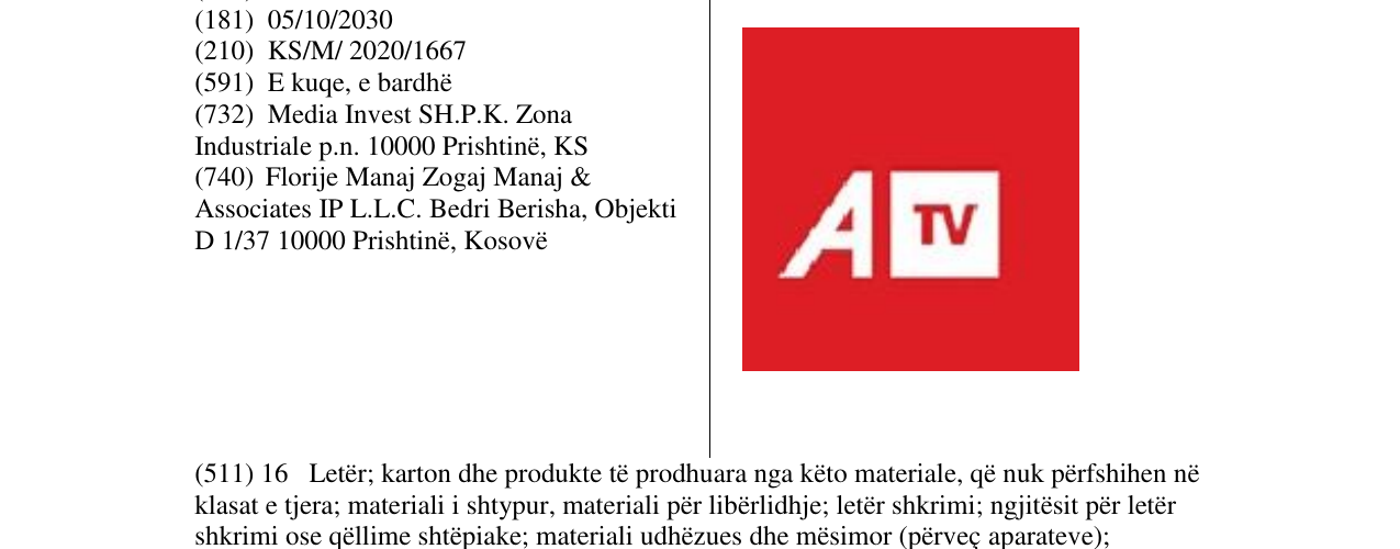 Zëri i markës ATV në buletin