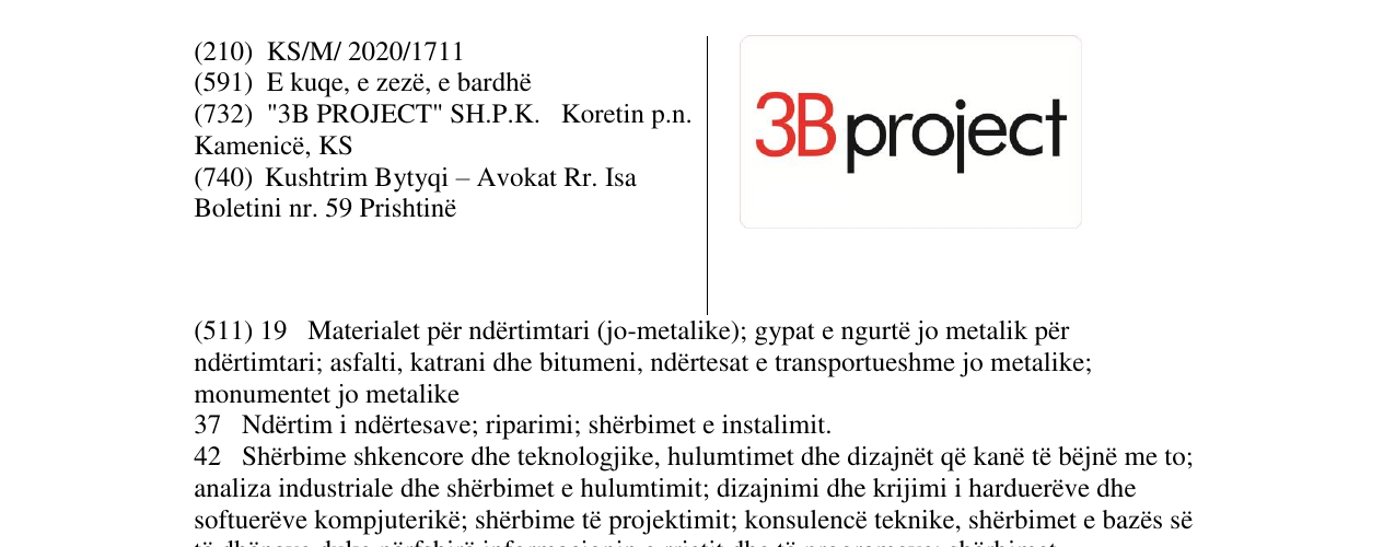 Zëri i markës 3B project në buletin