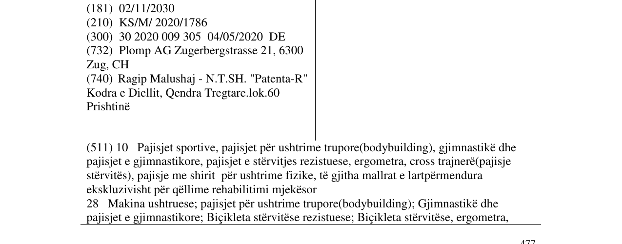 Zëri i markës KETTLER ERGO në buletin