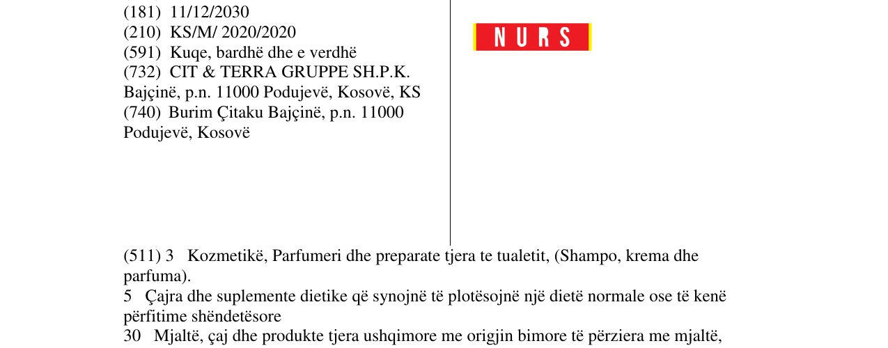 Zëri i markës NURS në buletin