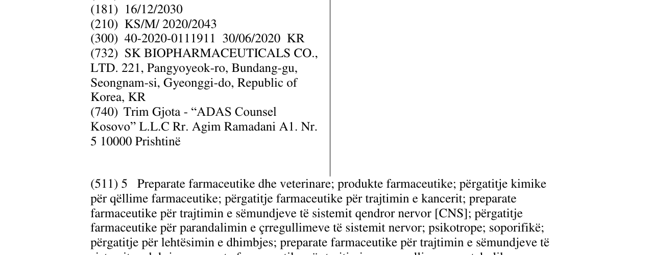Zëri i markës ONTOZRY në buletin