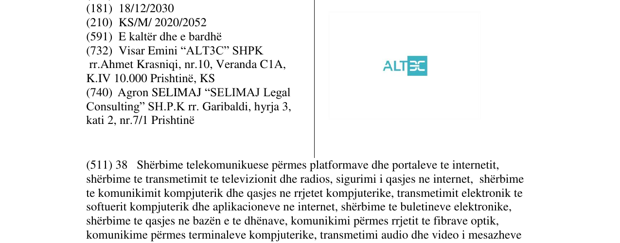 Zëri i markës ALTBC në buletin