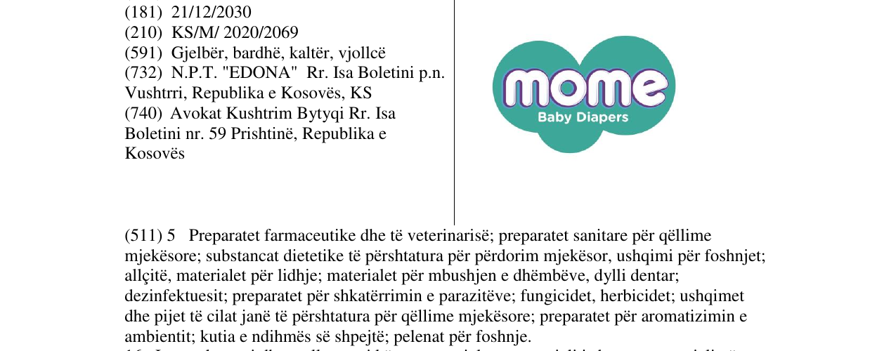 Zëri i markës MOMO në buletin