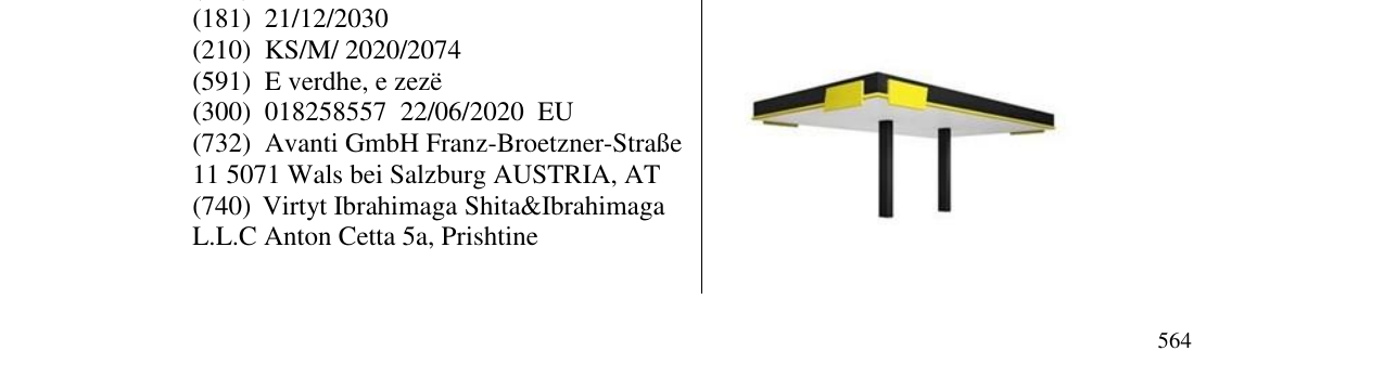 Zëri i markës avanti në buletin