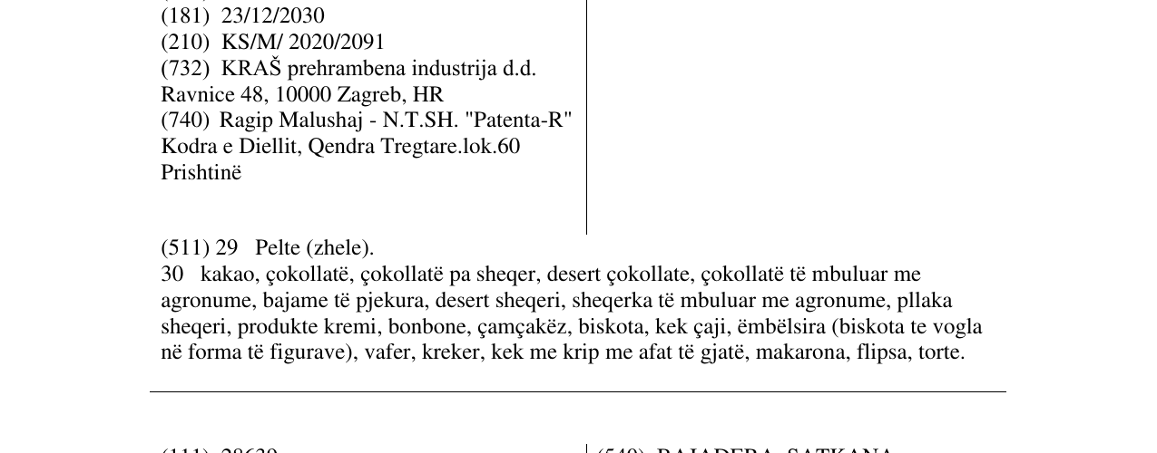 Zëri i markës BANANKO në buletin