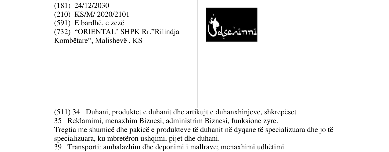 Zëri i markës oriental në buletin