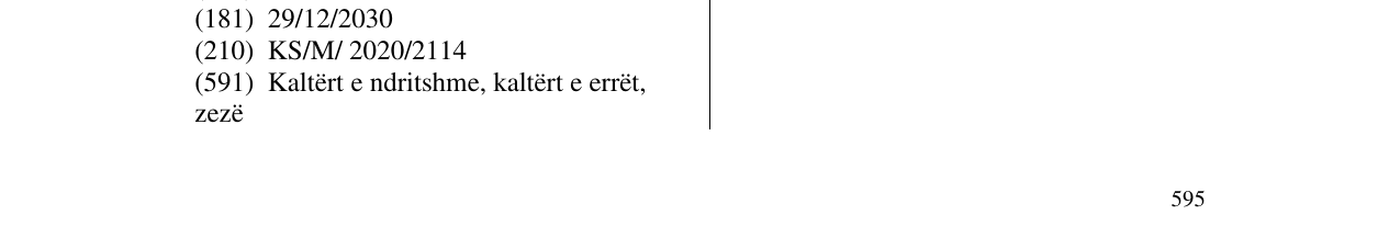 Zëri i markës FUJIKURA në buletin
