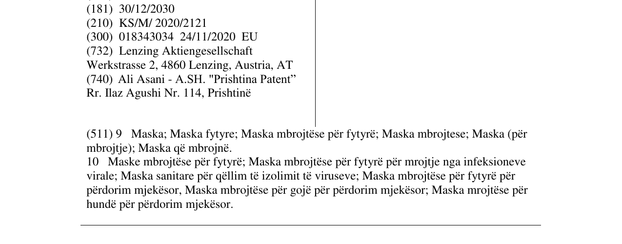 Zëri i markës VEOCEL në buletin