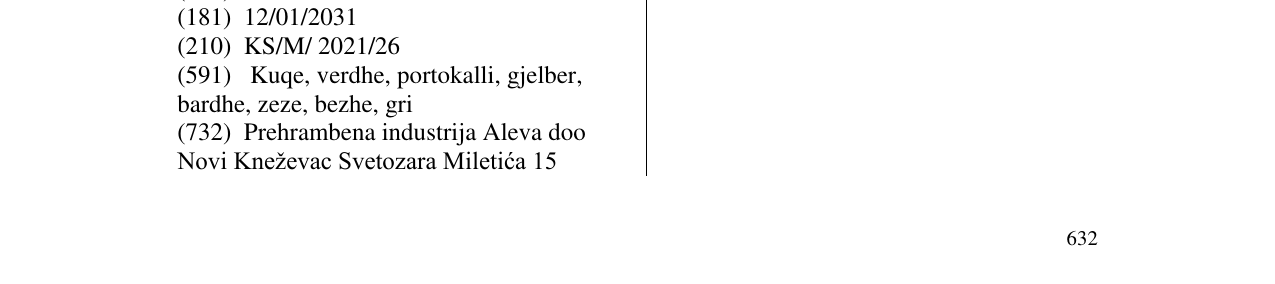 Zëri i markës aleva sos në buletin