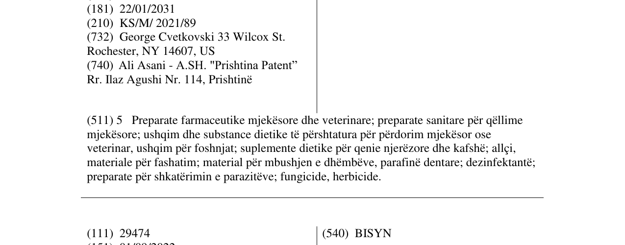 Zëri i markës BIOZYM-Q10 në buletin