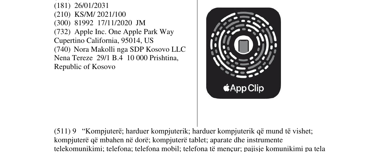 Zëri i markës App clip code në buletin