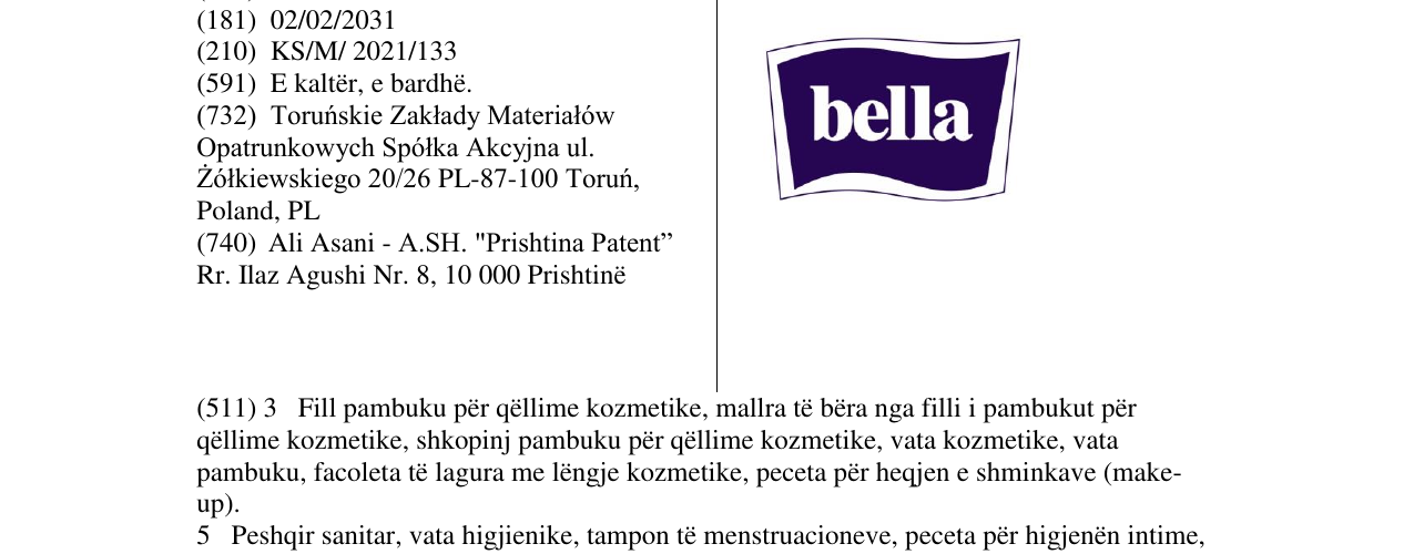 Zëri i markës bella në buletin