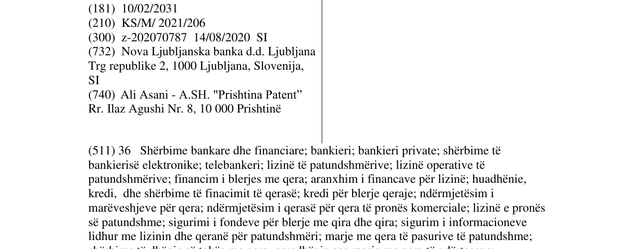 Zëri i markës NLB Bank&Go në buletin