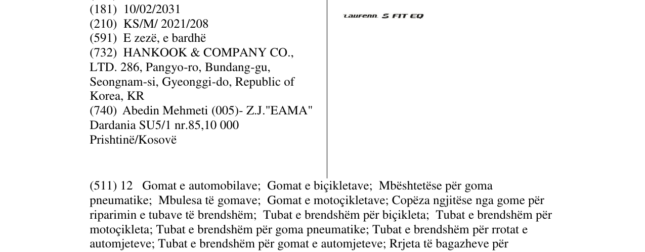 Zëri i markës Laufenn S FIT EQ në buletin