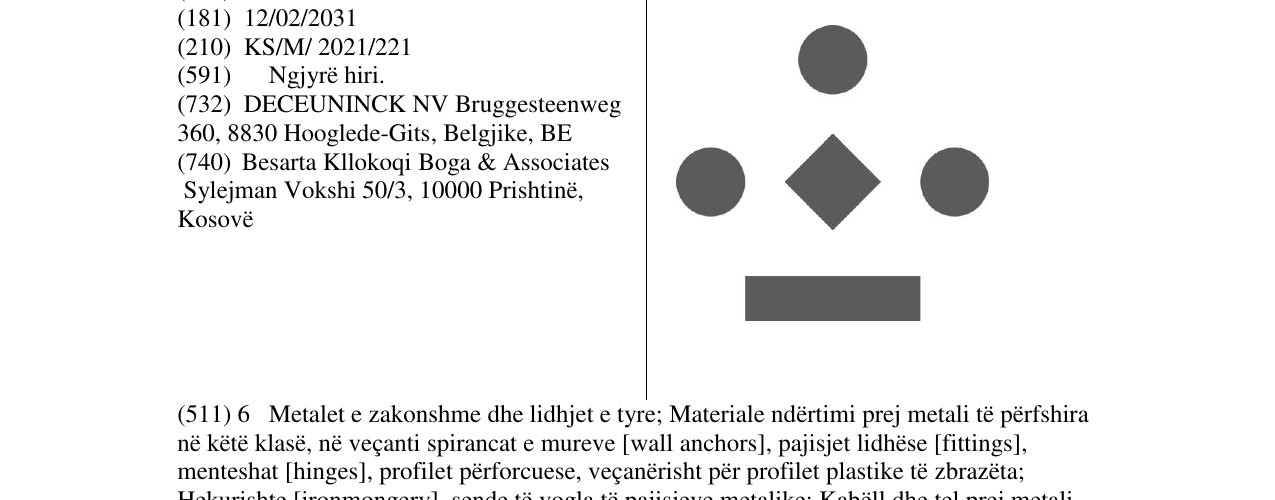 Zëri i markës deceuninck në buletin