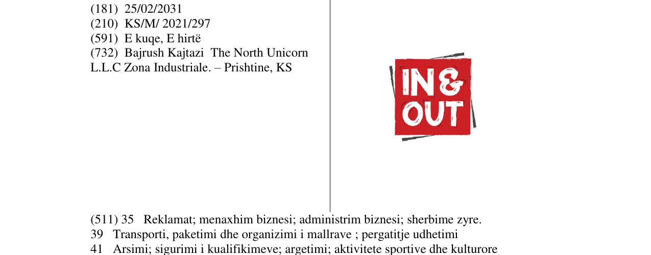 Zëri i markës in & out në buletin