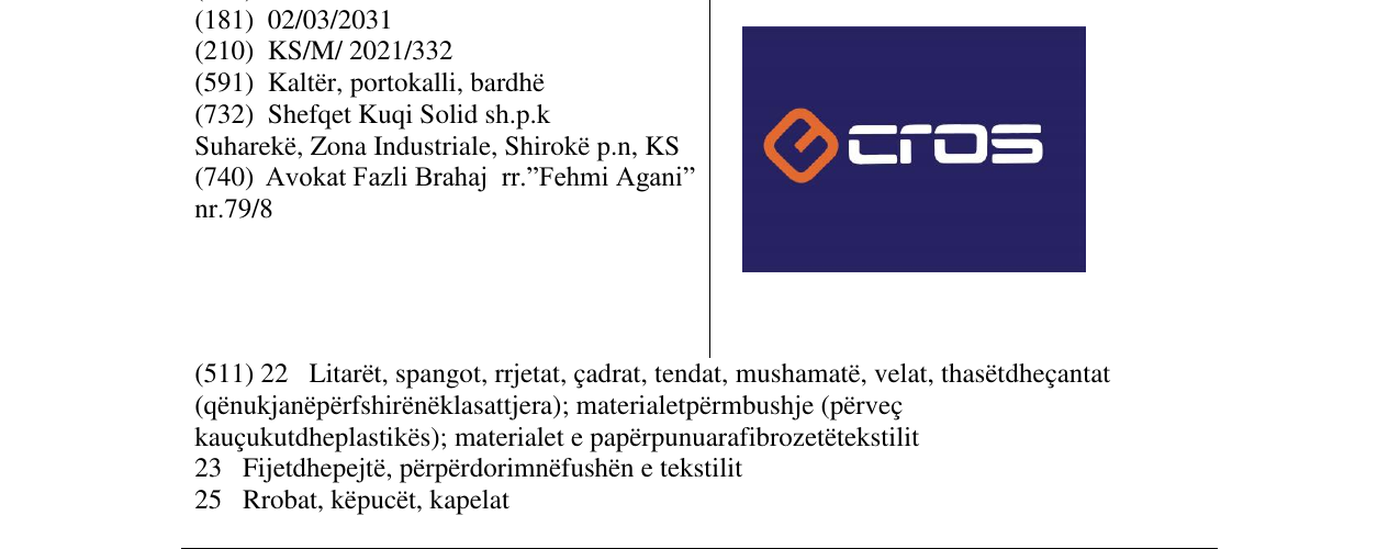 Zëri i markës solid në buletin