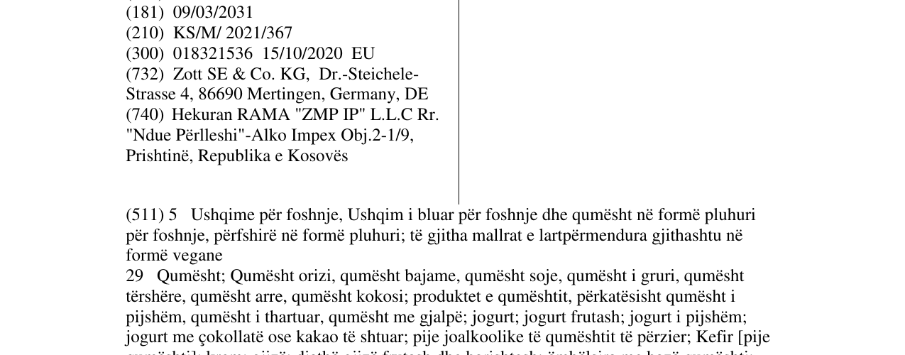 Zëri i markës PURE JOY në buletin