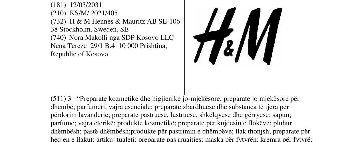Zëri i markës H&M në buletin