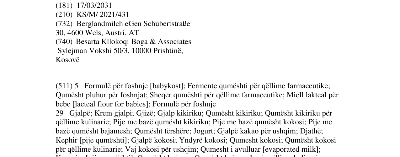 Zëri i markës ALPILAND në buletin