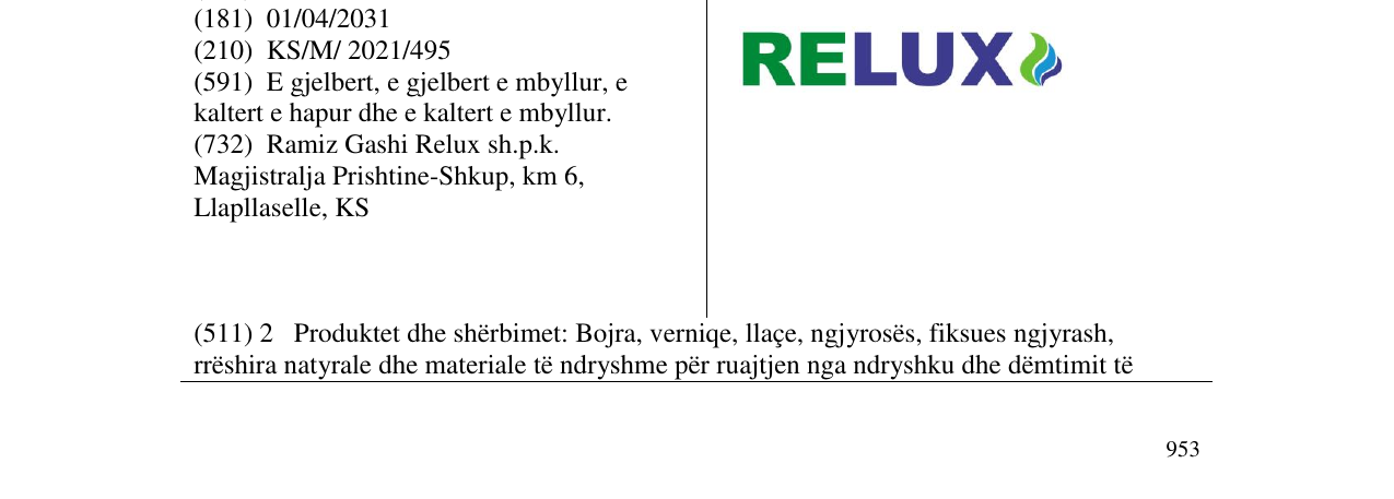 Zëri i markës relux në buletin