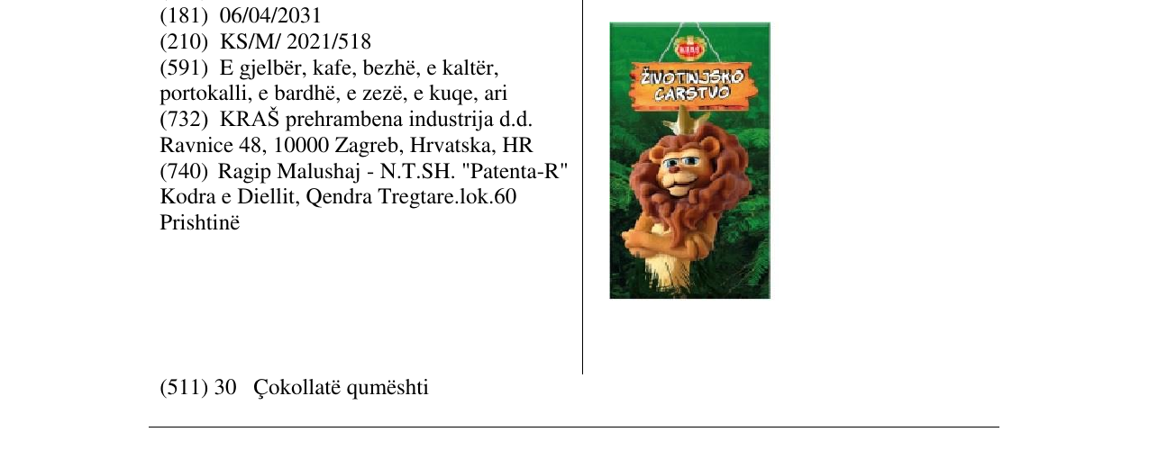 Zëri i markës zivotisko cartsvo në buletin