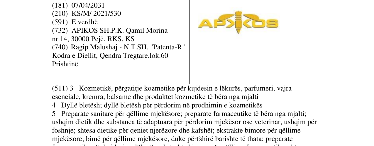 Zëri i markës apikos në buletin