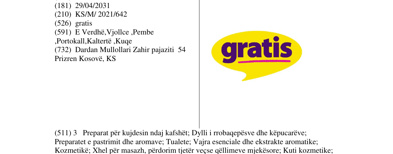 Zëri i markës gratis në buletin