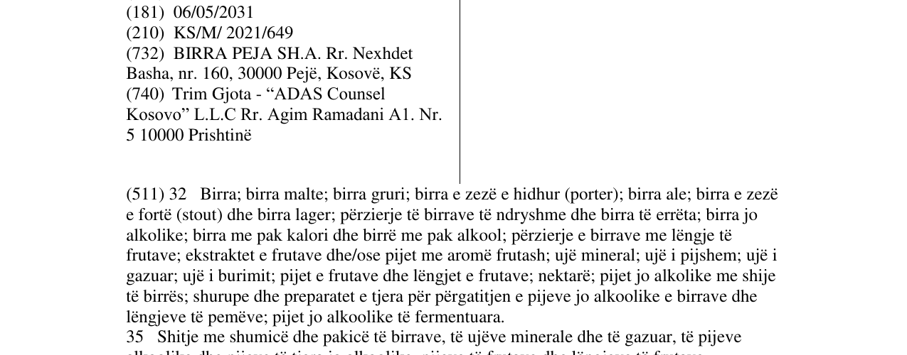 Zëri i markës RiCH në buletin