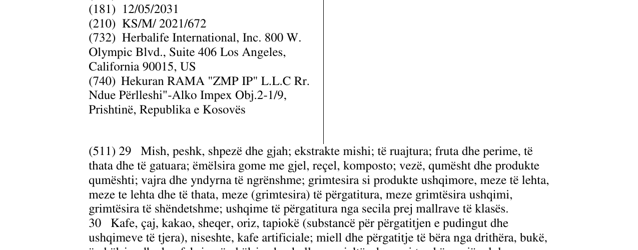 Zëri i markës LIFTOFF në buletin