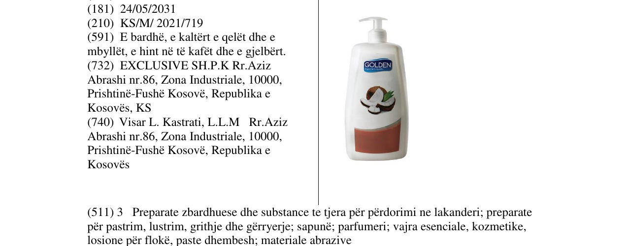 Zëri i markës golden në buletin