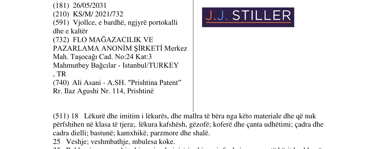 Zëri i markës J.J.STILLER në buletin