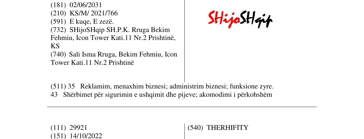 Zëri i markës SHIJO SHQIP në buletin