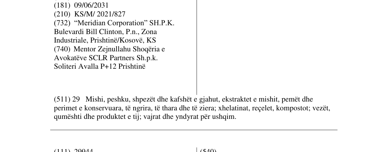 Zëri i markës Sol Sunflower oil-Vaj Luledielli në buletin