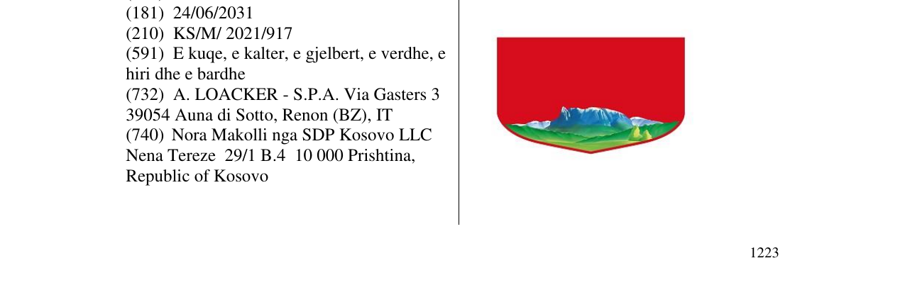 Zëri i markës Markë figurative në buletin