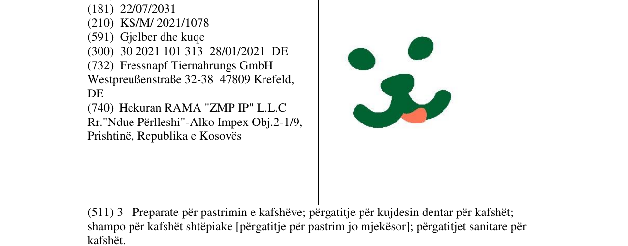 Zëri i markës Markë figurative në buletin