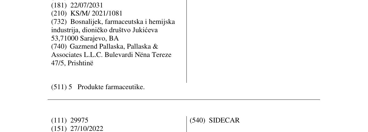 Zëri i markës MELNOT në buletin